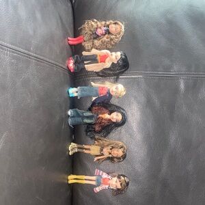 Set of mini Bratz  Dolls with Colorful Outfits